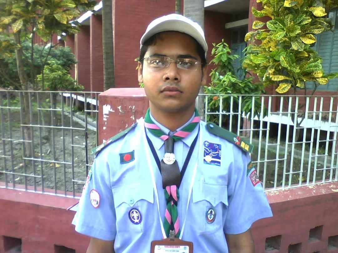 Its scouting day for me. Its proudly day.